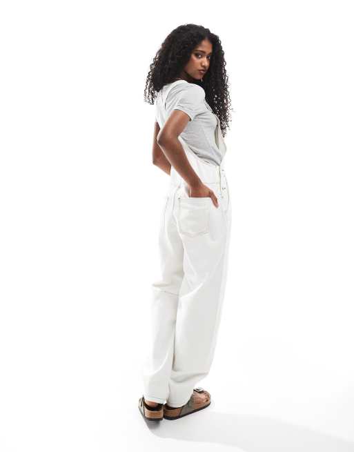 ASOS DESIGN - Salopette large - Écru, 4 de 4