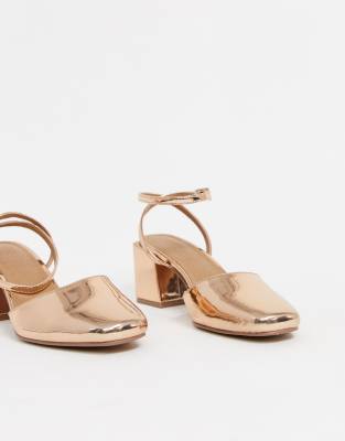 rose gold shoes asos