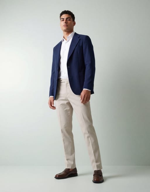 ASOS DESIGN – Salviagröna, smala kostymbyxor i linnerik twill, del av kostym, 9 av 12