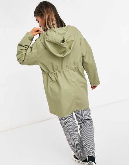 ASOS DESIGN - Salviegrøn let parka, 2 af 4
