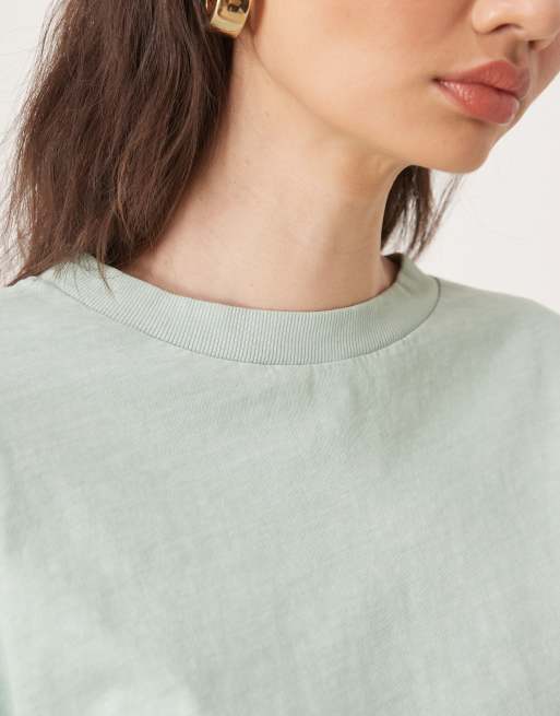 ASOS DESIGN - Salviegrøn og langærmet skater-t-shirt, 2 af 4