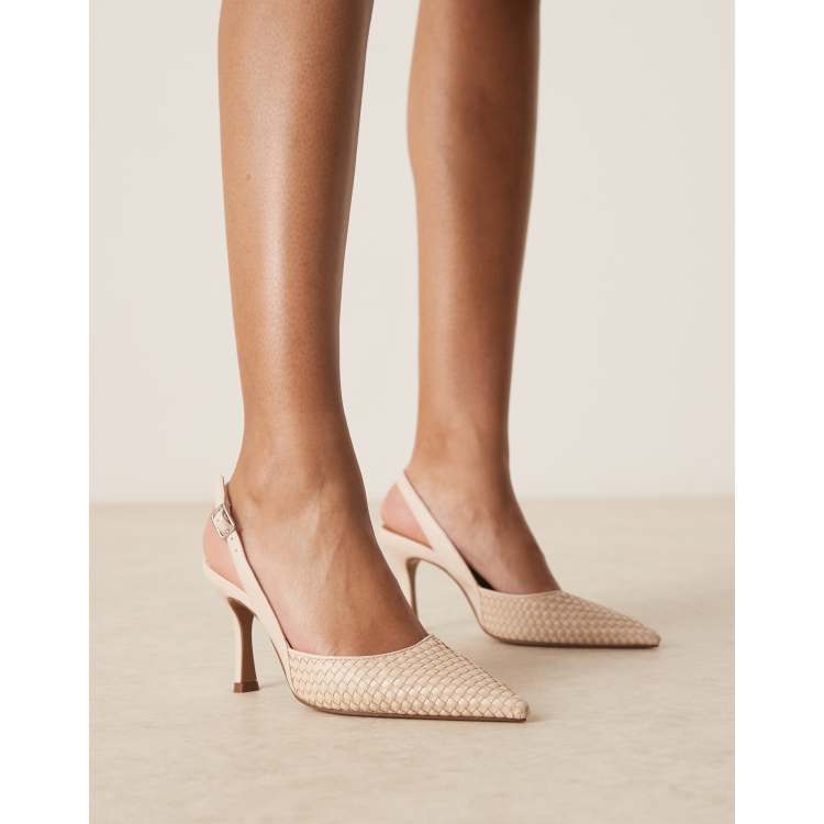 【COLOR iN ID】Stiletto Unbalance Slingback Amazon.com | THESHY Womens Slingback High Heels Metal