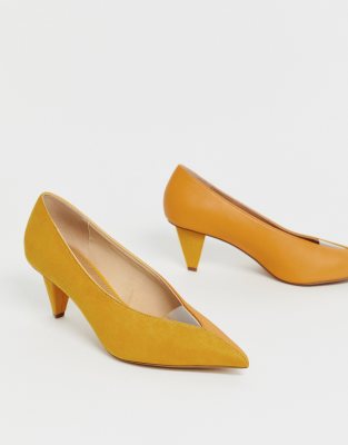 asos mustard shoes