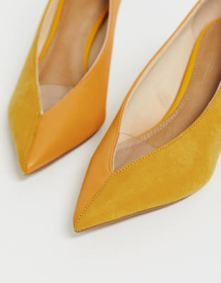 asos mustard shoes