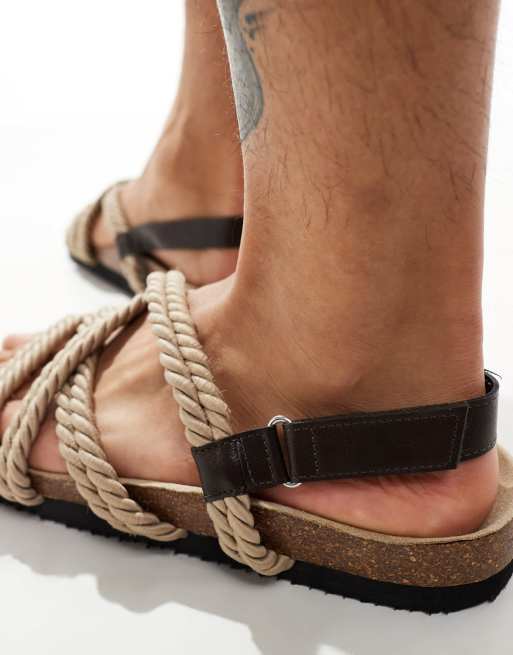 ASOS DESIGN - Sandalen met touw en gekruiste banden, 3 van 4