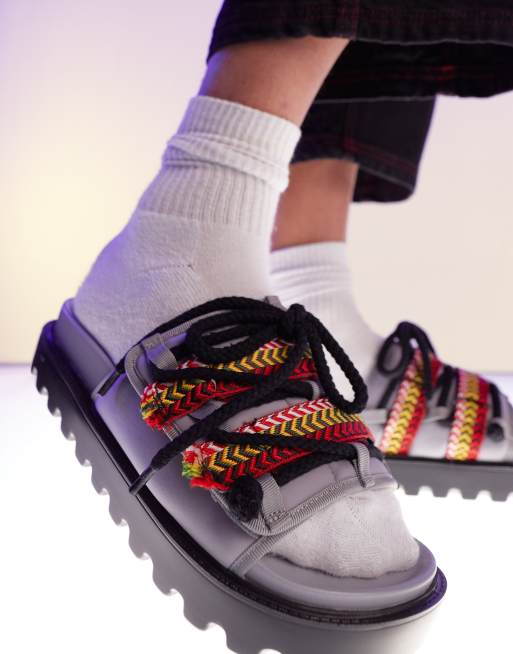 ASOS DESIGN - Sandalen van neopreen met dikke zool en skater-details, 3 van 4
