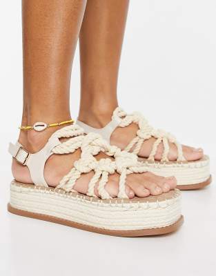 asos sandales compensées