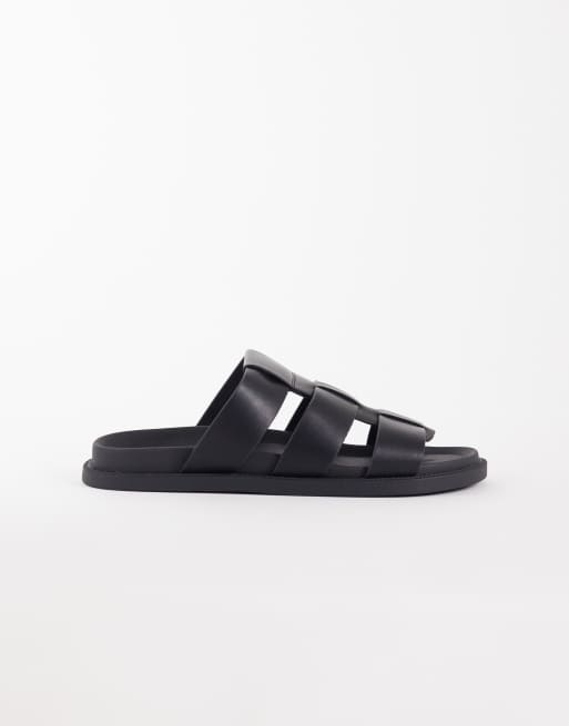 ASOS DESIGN - Sandales classiques à brides - Noir, 2 de 4