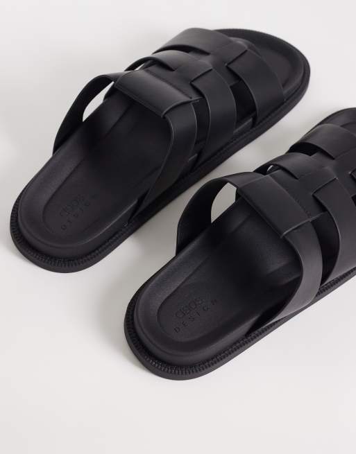 ASOS DESIGN - Sandales classiques à brides - Noir, 4 de 4