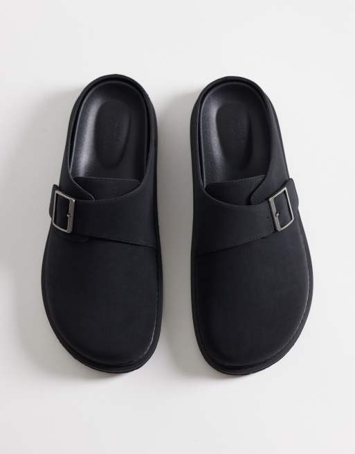 ASOS DESIGN - Sandales style mules avec boucle - Noir, 2 de 4