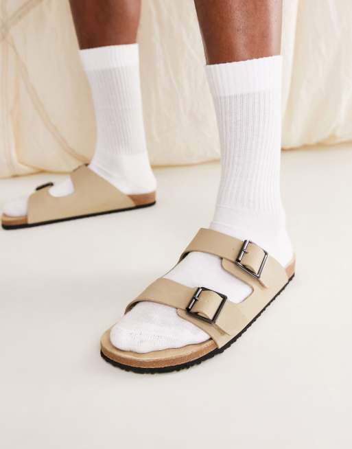 ASOS DESIGN - Sandali color pietra con fibbie , 3 di 4