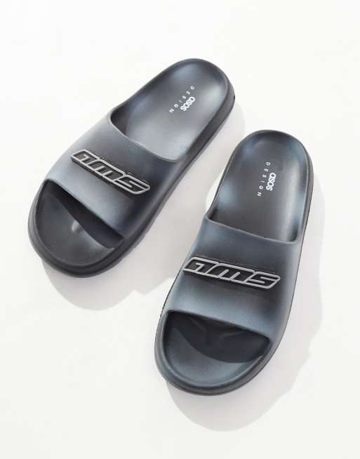 Asos black slides store