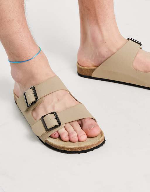 ASOS DESIGN sandals in stone, 3 of 4