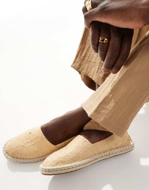 ASOS DESIGN – Sandfärgade, vävda espadrillos - view 1