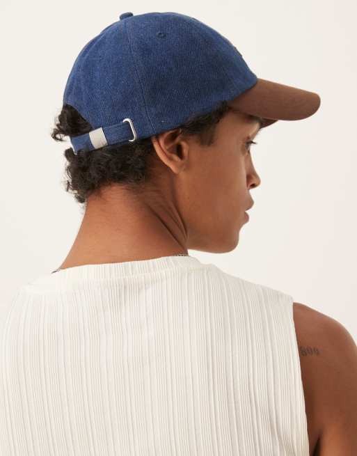 ASOS DESIGN - Sante - Casquette en jean à visière contrastante, 2 de 3