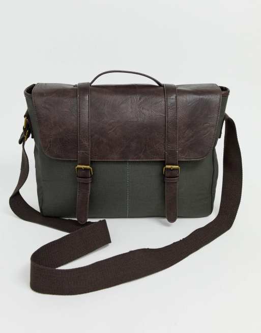 asos mens satchel