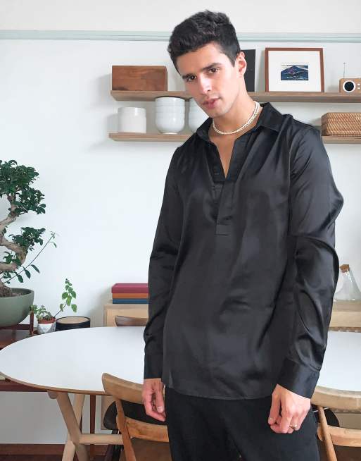 Overhemd zonder knopen new arrivals