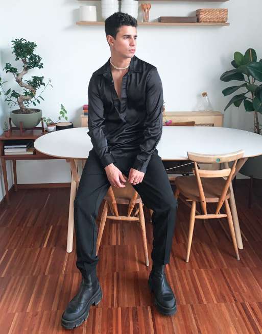Overhemd zonder knopen new arrivals