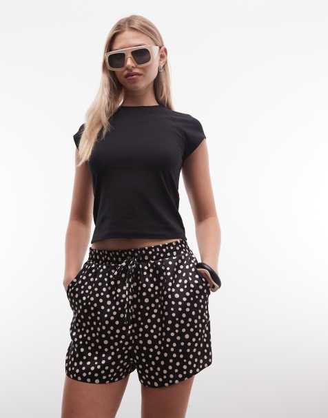 ASOS DESIGN - Satijnen short met stippenprint - view 1