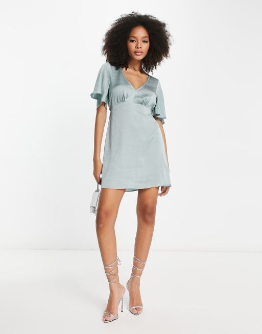 Asos duck clearance egg blue dress