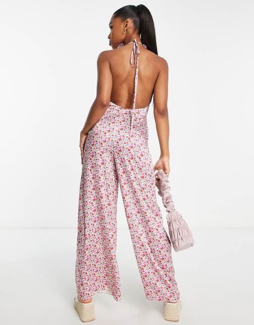 Asos hot sale backless jumpsuit