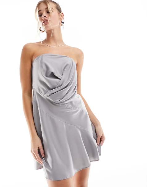 Silk hot sale homecoming dress