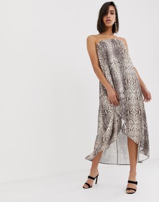 asos snake dress