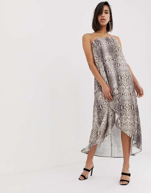 Asos snake shop print dress