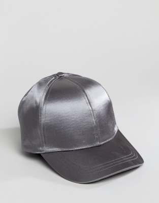 satin baseball cap