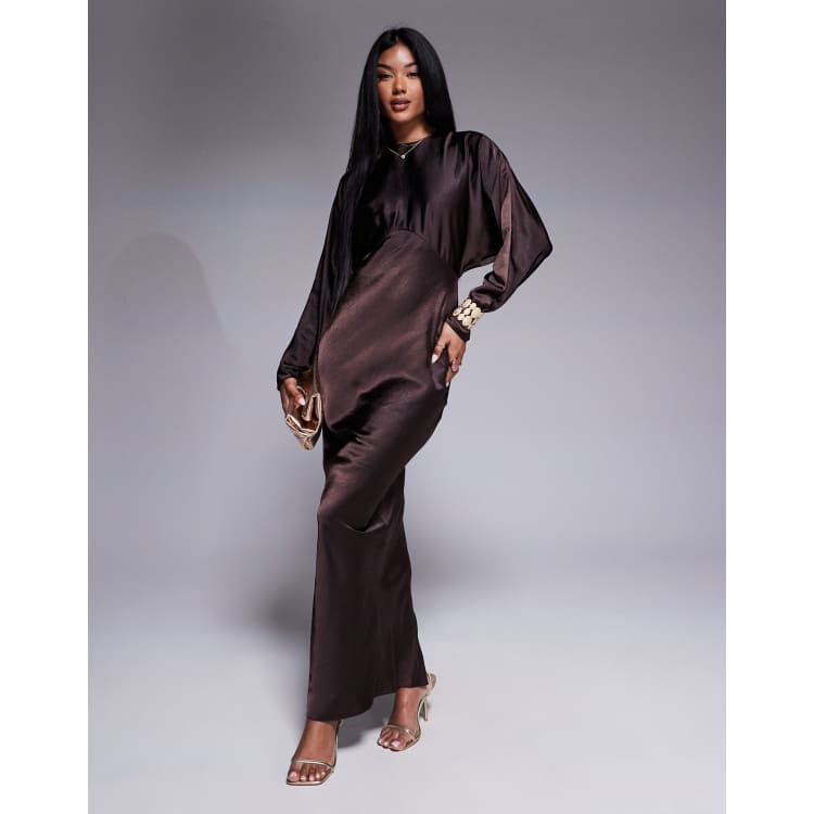 long sleeve fitted midi dress Baltic Born Womens Caldwell Ribbed Turtleneck Midi Dress | Black