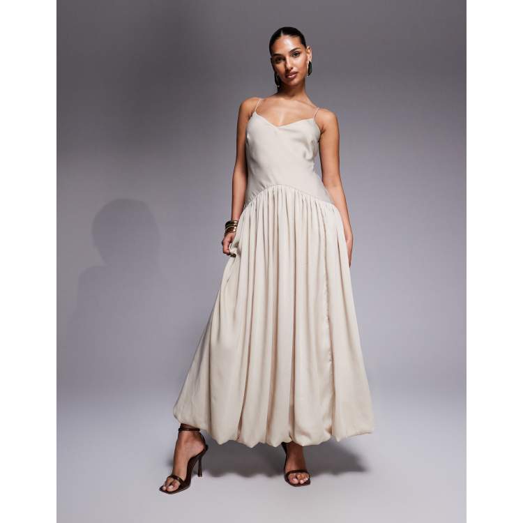 stone brushed rib button front midaxi dress Ribbed Maxi Dresses