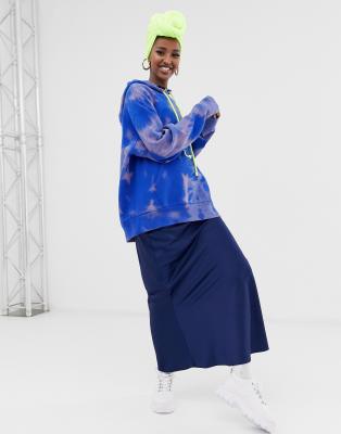 asos satin maxi skirt