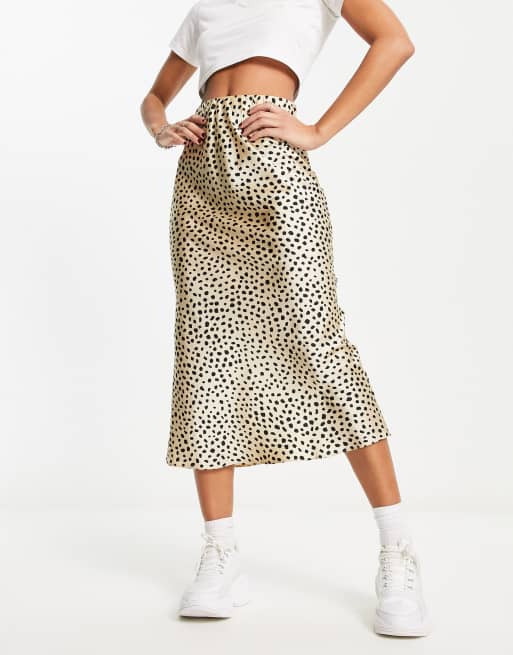 Asos midi shop skirt satin