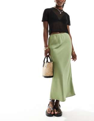 Shop ASOS DESIGN satin bias midi skirt Online – Trendy & Affordable Fashion