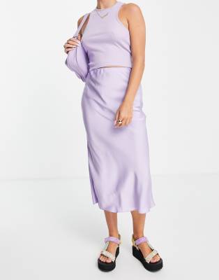 asos purple skirt