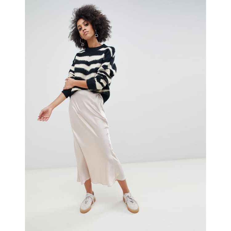 Asos bias cut midi skirt hotsell