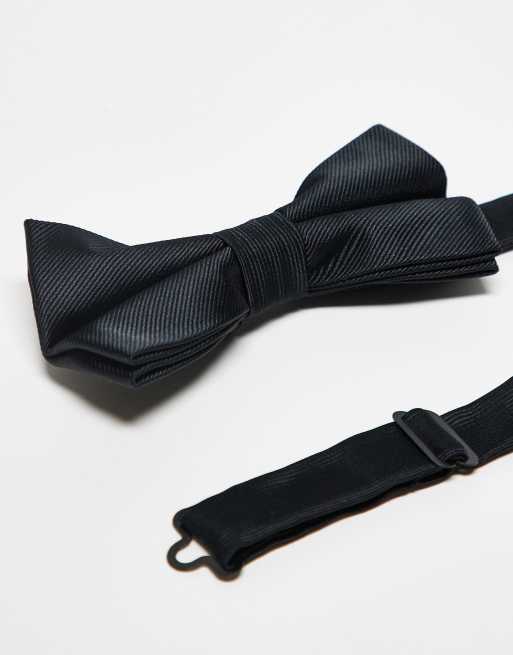 Satin bow tie - Black - Men