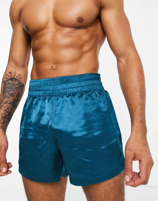 ASOS DESIGN satin boxer with thick waistband | ASOS