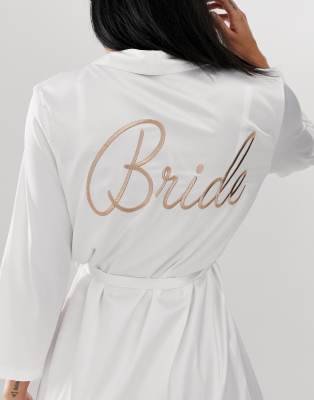 asos bride robe