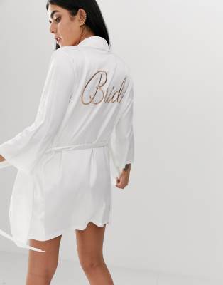 asos bride robe