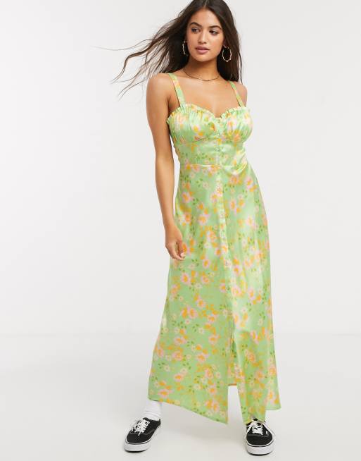 Floral Maxi Slip Dress