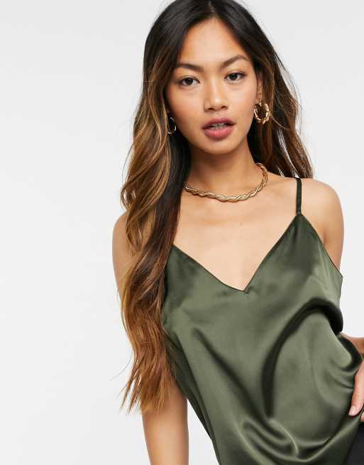 Silky Satin Cami in Black – Shop Olive and Rose