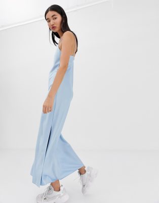 asos white slip dress
