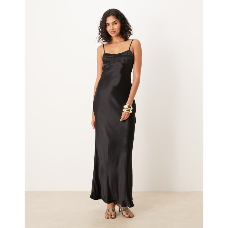 asos satin cami maxi dress ASOS Design - Cami Maxi Dress - Women - Polyester - 8 US