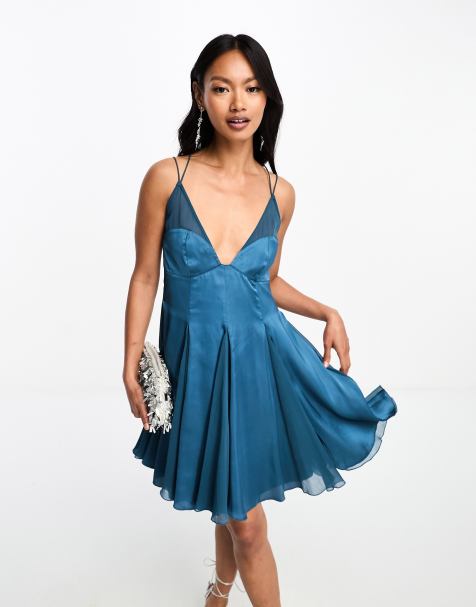 Page 4 Blue Evening Dresses Shop at ASOS