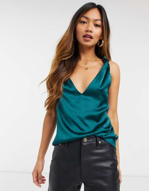 Satin best sale camisole top