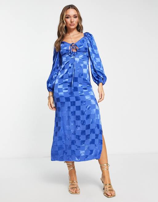 Asos hot sale checkered dress