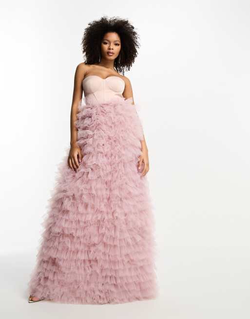 Dusty pink dress store asos