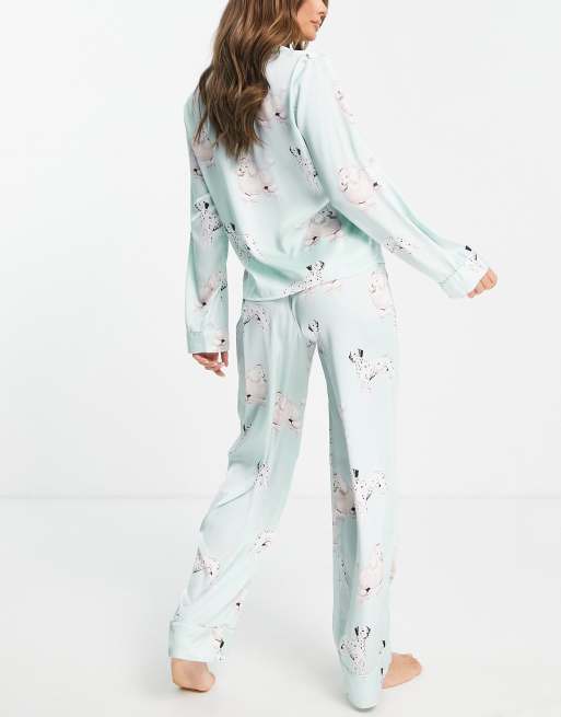 Womens pyjamas dog discount print