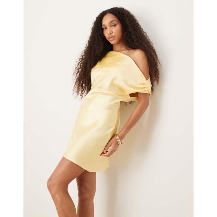 ワンピース Theredthread S waist drape dress mini THEREDTHREAD / ザレッドスレッド】S waist drape dress mini